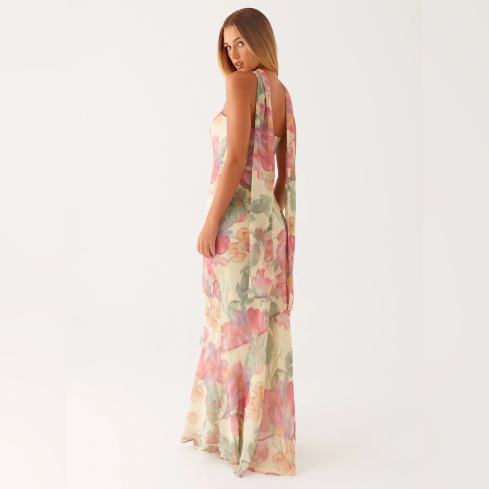 Peppermayo Under The Pagoda Maxi Dress - Yellow Peony - Picture 2 of 5